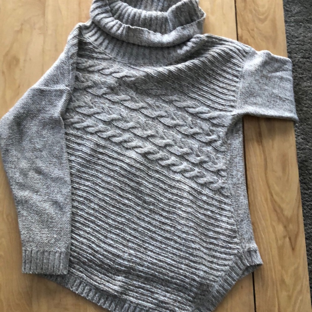 NY&Co oversized asymmetrical tunic sweater